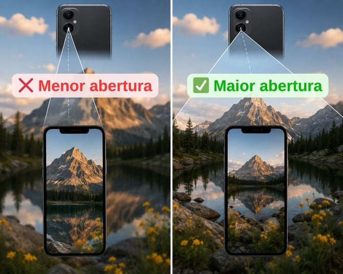 ✅ Maior abertura